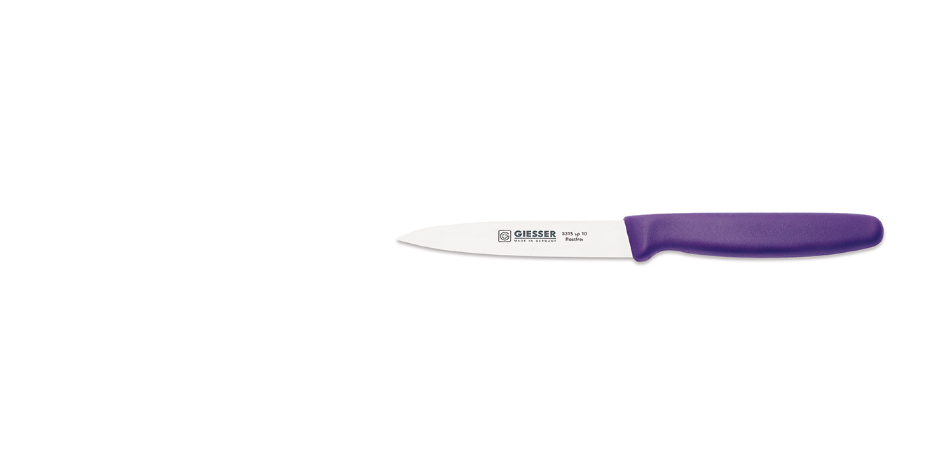 Couteau d’office - 10 cm, violet | GIESSER MESSER 8315 sp 10 vi