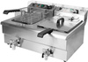 Friteuse électrique à 2 cuves avec robinets de vidange 2x12 L | YATO YG-04634