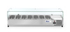 Vitrine réfrigérée 7 GN 1/4, 150x33,5x43 cm, 0,170 kW | ARKTIC 232910