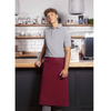 Tablier de serveur bistro basic bordeaux | KARLOWSKY BBSS 1-4-Stck