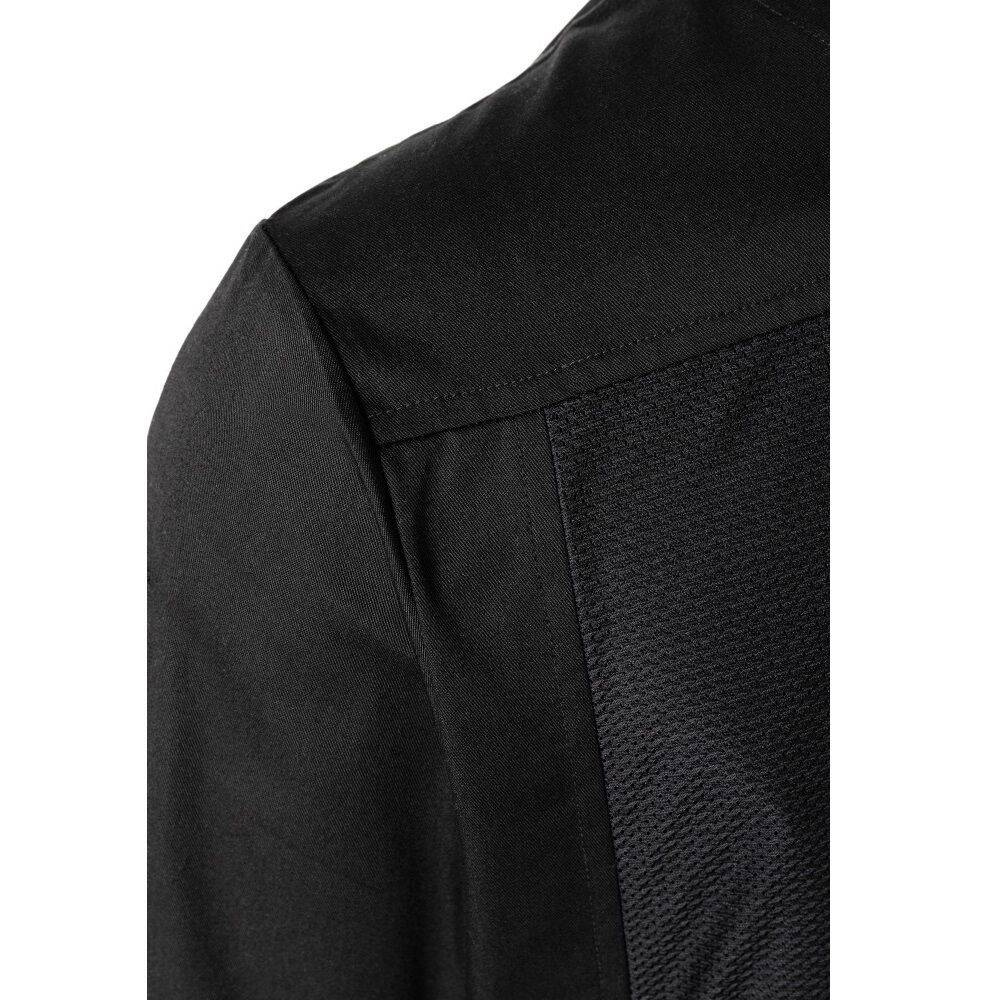 Chemise de cuisinier Basic à manches courtes noire | KARLOWSKY BJM 3-1