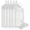 Distributeur pour sauces froides avec bouchon, transparent, lot de 6 pièces, 490 ml | APS 93253