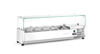 Superstructure réfrigérée 5xGN 1/4, 0-8°C, 120,5x33,5x43,5 cm, 0,18 kW | ARKTIC 232903