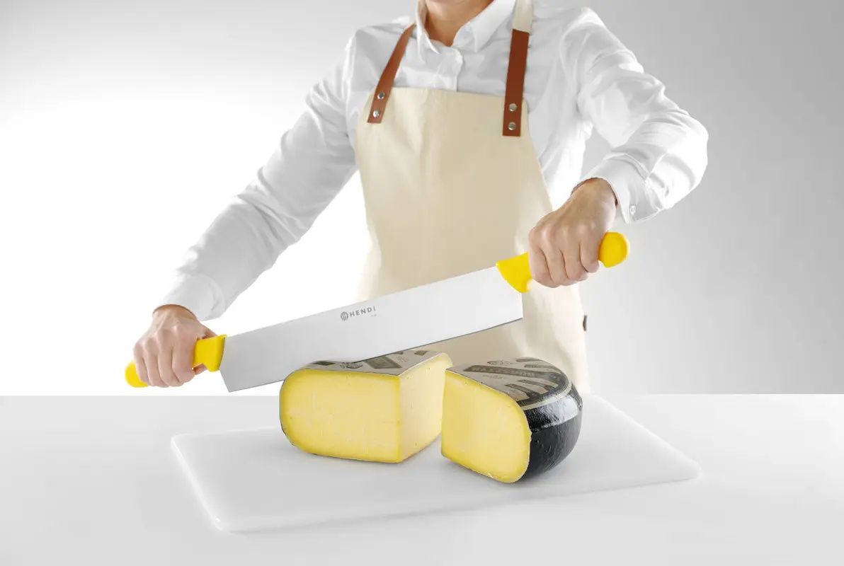 Couteau à fromage à deux poignées, long. 65 cm | HENDI 856413