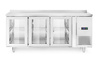 Table réfrigérée 3-portes, 180x70x85 cm, 450 l, 4 kWh/24 h | ARKTIC 233436
