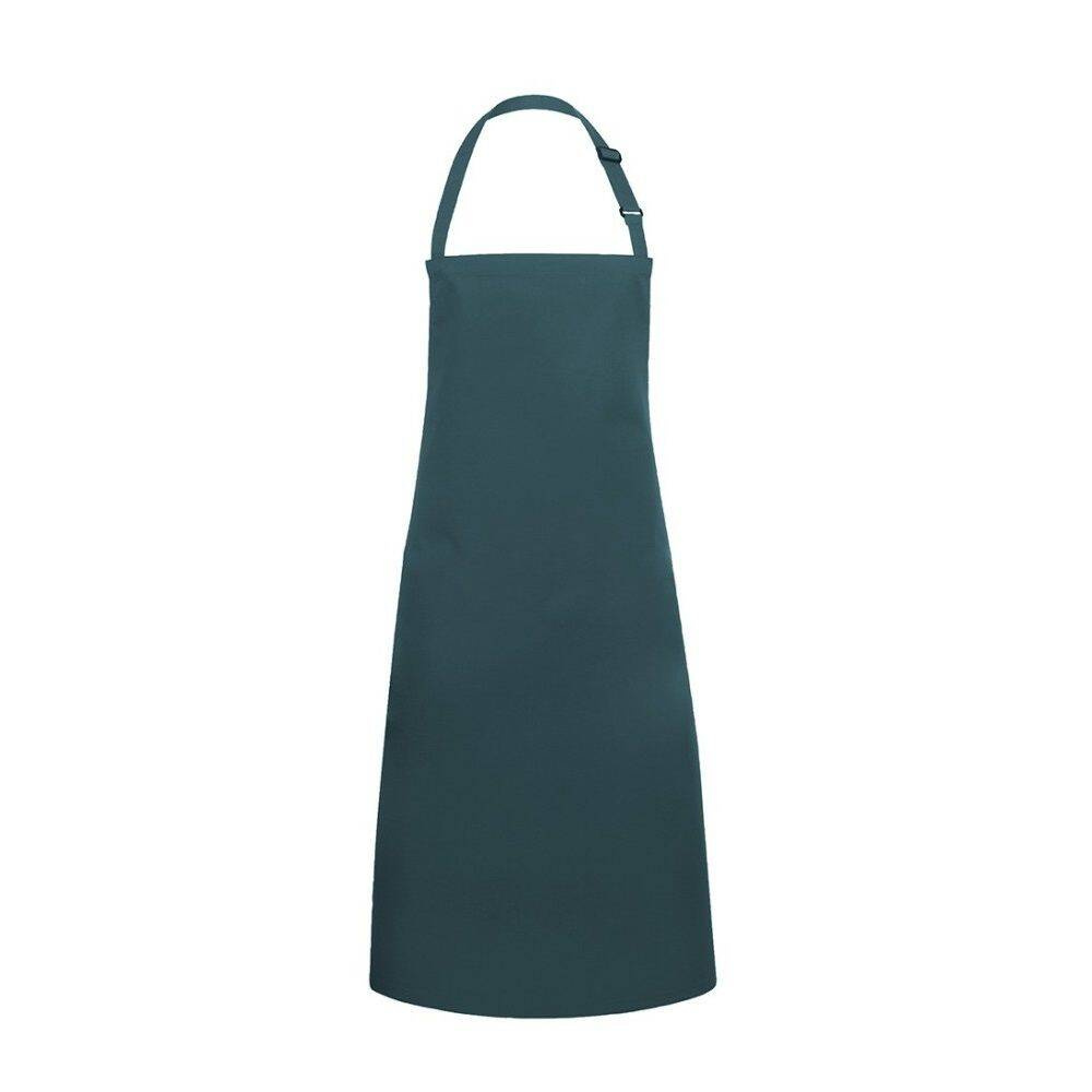 Tablier de cuisine Basic 75 x 90 cm avec boucle vert pin | KARLOWSKY BLS 4-80-Stck