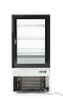Vitrine réfrigérée à 3 étagères, 300 l, en acier inoxydable, LED | ARKTIC 233306