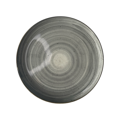 Assiette plate Still Rustic grise 29 cm | KERA CERAMIKA 14.1/R.GRIS