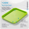 Plateau fast food vert, polypropylène, 45x35 cm, rectangulaire | FORGAST FG12532