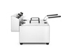 Friteuse électrique à 2 cuves, 2x8 L, 2x3,5 kW, zone froide | HENDI 207307
