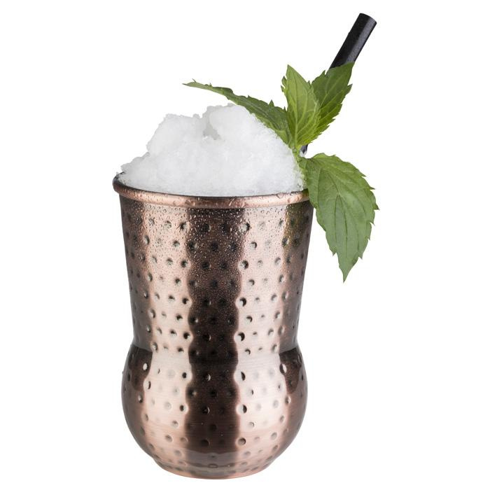 Kubek JULEP, couleur cuivre antique martelé, 8x11.5 cm, 400 ml | APS 93336