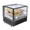 Vitrine réfrigérée d’exposition 2x GN 1/1, noire, refroidissement dynamique, 0,39 kW, 230 V | ROLLER GRILL CD 800