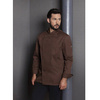 Veste de cuisine homme Lars brun clair | KARLOWSKY JM 14-28