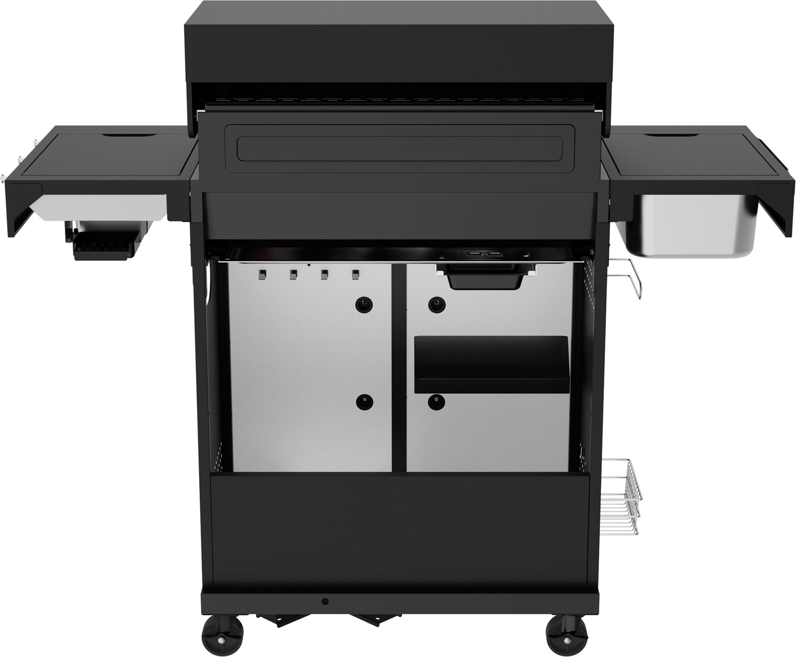 Grill à gaz 5+1 19 kW noir | YATO YG-20031