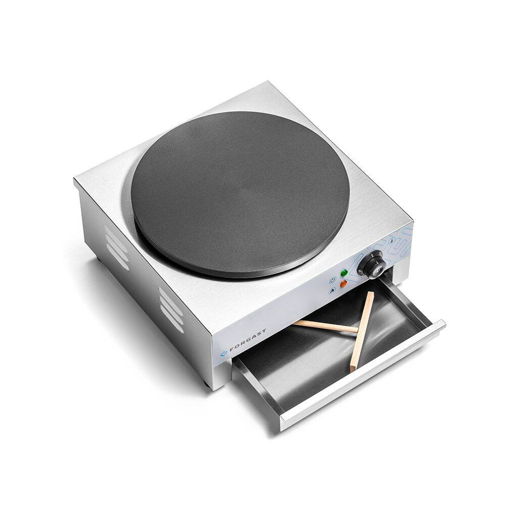 Crêpière électrique 40 cm, 3 kW, 230 V | FORGAST FG09100