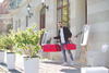 Sac pour pizza 46x46 cm, souple, pour 4 boîtes 45x45 cm | HENDI 709818