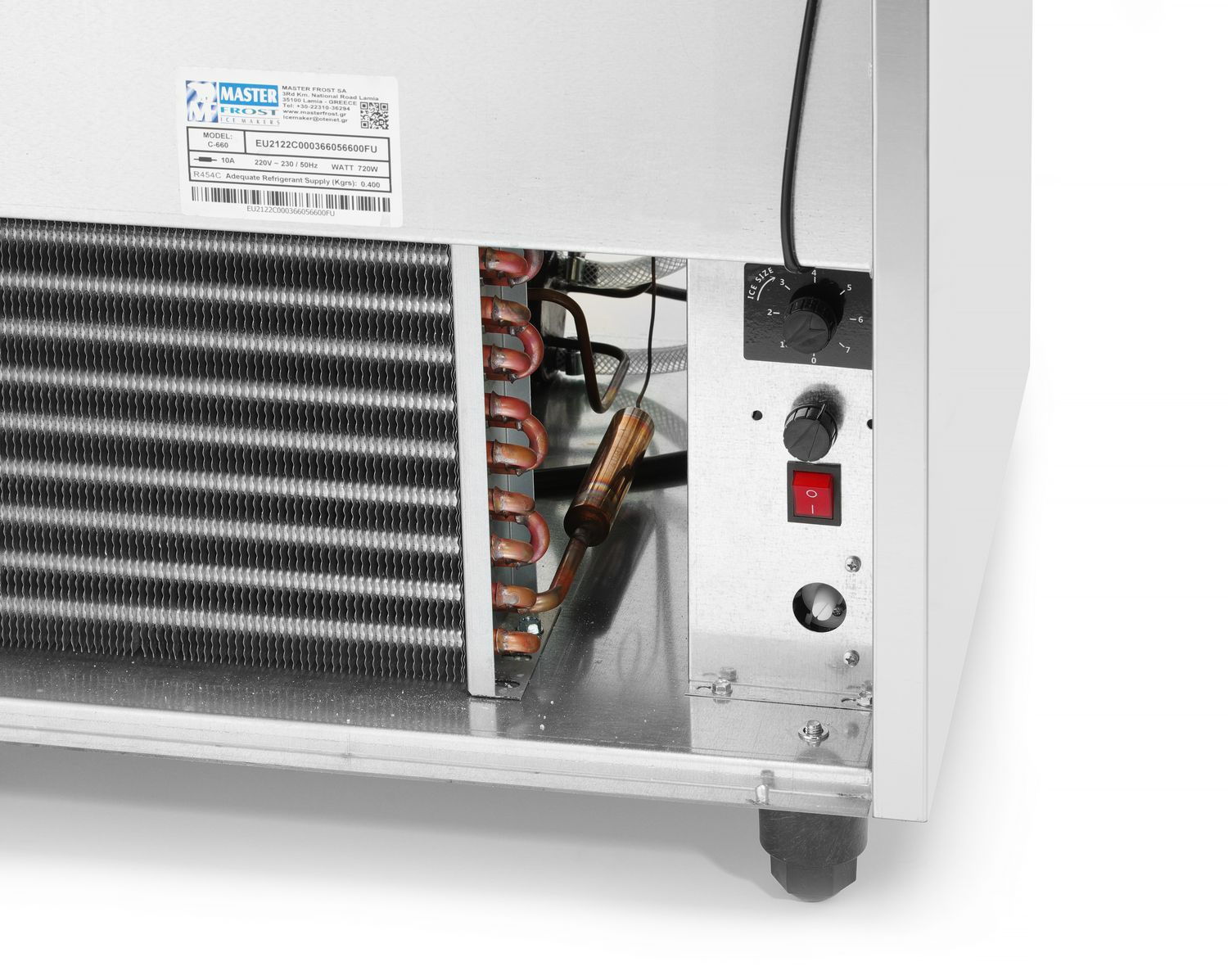 Machine à glaçons (capacité 65 kg/24 h) | HENDI C-660
