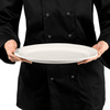 Plat ovale en porcelaine Modermo Prima 40 cm | MODERMO MP019