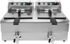 Friteuse électrique à 2 cuves avec robinets de vidange 2x12 L | YATO YG-04634