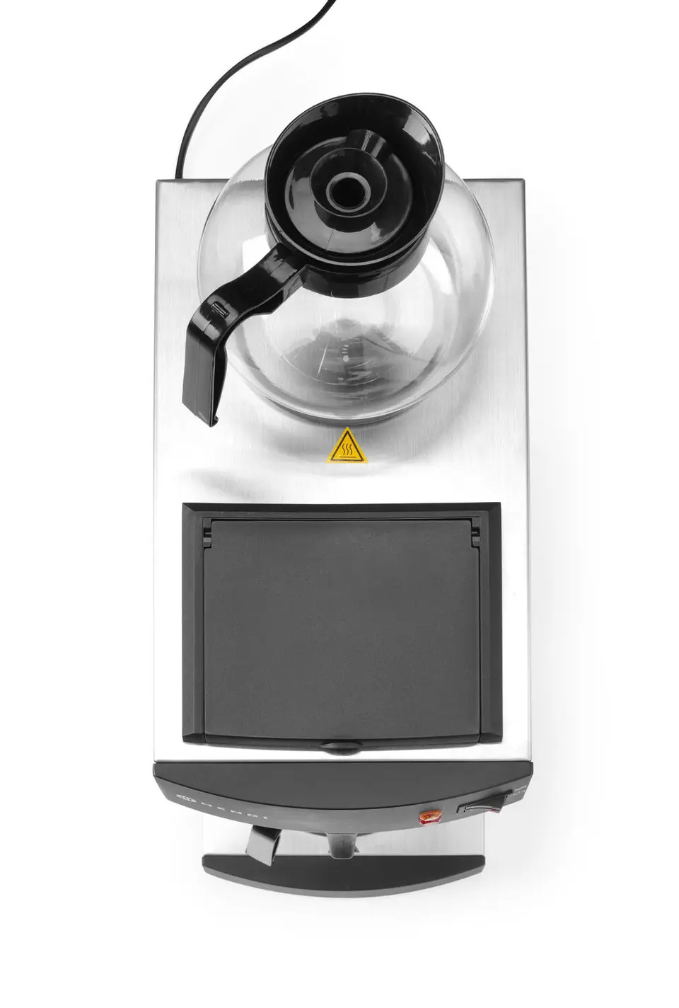 Cafetière filtre, 2 plaques chauffantes, 2,1 kW, 5 min, 20x38,5x43 cm | HENDI 208304