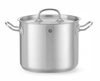 Casserole haute en acier inoxydable - capacité 5 L Kitchen Line | HENDI 837207