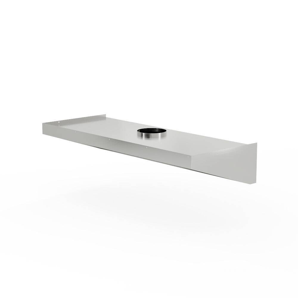 Hotte murale inclinée en acier inoxydable 160x60 cm | FORGAST