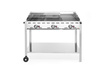 Grill à gaz Green Fire Kitchen Line, 3 brûleurs, 17,4 kW | HENDI 149591