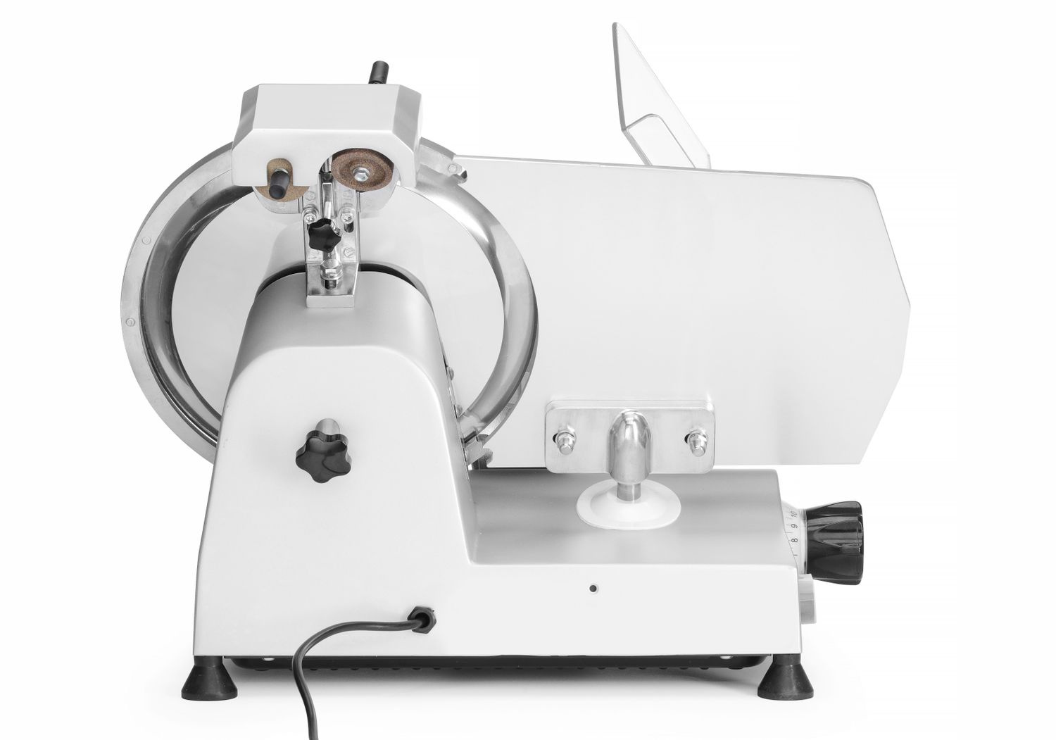 Trancheuse à charcuterie Kitchen Line 300, diamètre de lame 30 cm, épaisseur de coupe 0-14 mm, 230 V | HENDI 210246