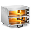 Four à pizza à 2 chambres, 2x40 cm, 3 kW, 230 V | FORGAST FG09553