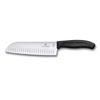 Couteau Santoku Swiss Classic noir lg. lame 17 cm | VICTORINOX 6.8523.17B