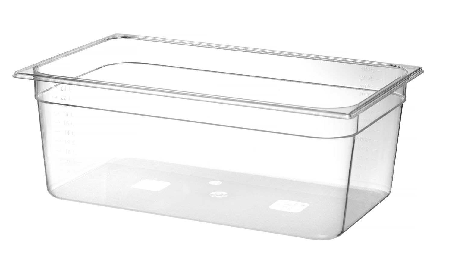 Récipient GN 1/1 prof. 20 cm en polycarbonate | HENDI 861202