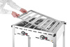 Grill gazowy Green Fire Profi Line à 2 brûleurs, 11,6 kW | HENDI 149508