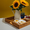 Plateau de service en bois de chêne, 45x35x6 cm | APS 761_APS