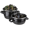 Marmite de service pour moules, émaillée, 13,5 x 13 cm, 750 ml | APS 623