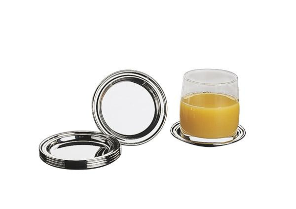 Pod-dessous de verre ou de verre à pied, acier inoxydable, 10,5x2,5 cm | APS 35711