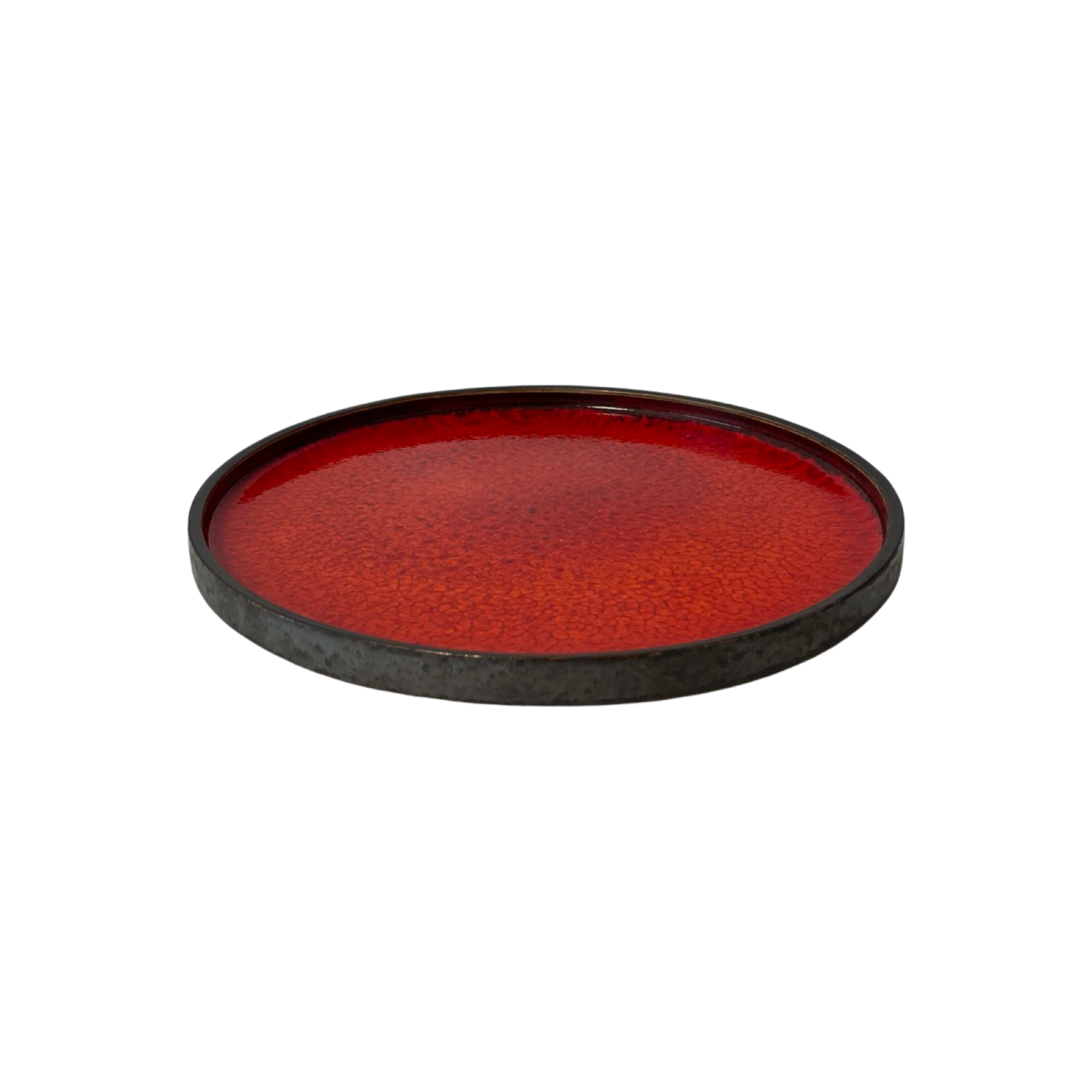 Assiette plate avec bord Arondi rubis 20 cm | KERA CERAMIKA 18.3/C.RUB