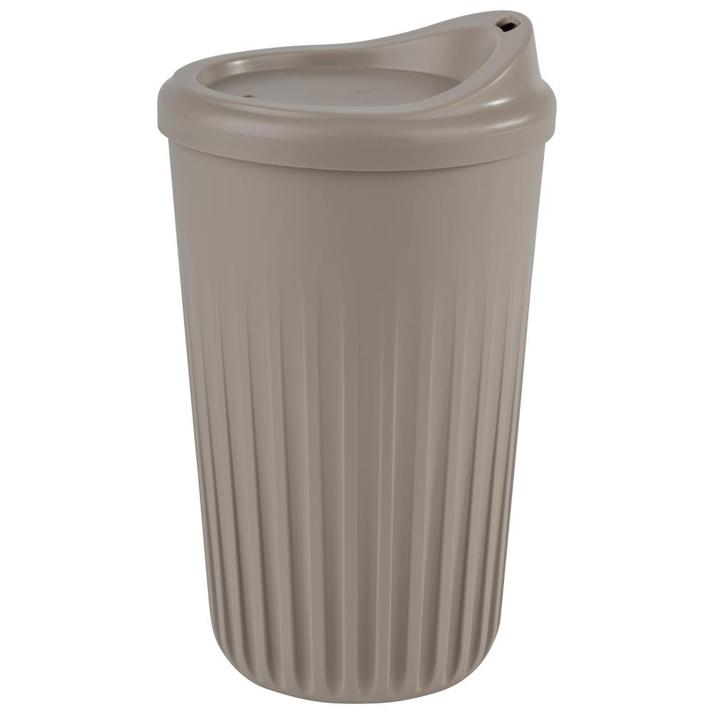 Gobelet réutilisable TO GO, haut, marron, 8.5x13.5 cm, 400 ml | APS 66911