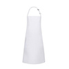 Tablier de cuisine Basic 75 x 90 cm avec boucle blanc | KARLOWSKY BLS 4-3-pièces