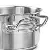 Casserole moyenne en acier inoxydable avec couvercle, 1,9 l, diamètre 16 cm | FORGAST FG02831