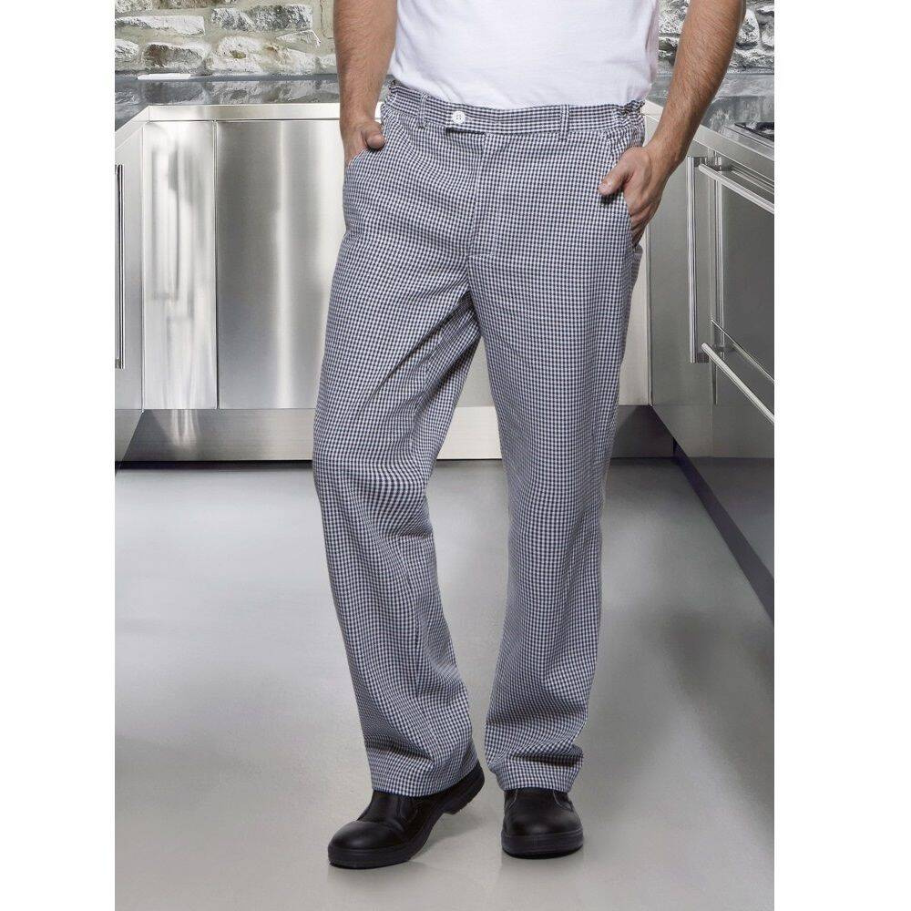 Pantalon homme de cuisine Basic noir | KARLOWSKY BHM 1-1