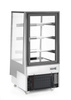 Vitrine réfrigérée à 3 étagères, 300 l, en acier inoxydable, LED | ARKTIC 233306