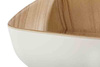 Bol FRIDA, mélamine, blanc - beige, 16,5x16,5x5,5 cm, 850 ml | APS 84558