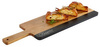Planche de service ROCKWOOD, avec bande en ardoise, marron, 56x18x1.5 cm | APS 869