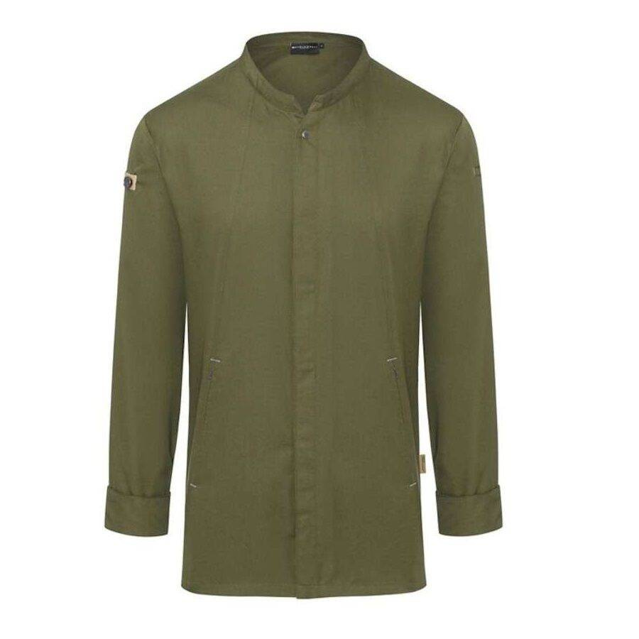 Veste de cuisine Green-Generation vert mousse homme | KARLOWSKY JM 35-79