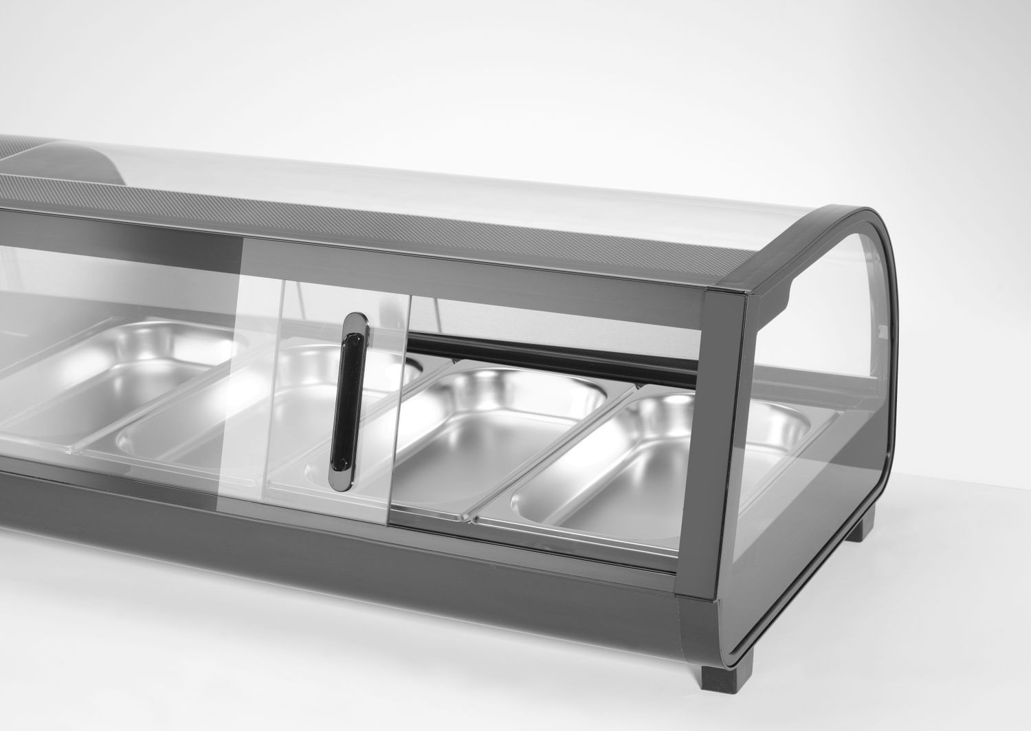Vitrine réfrigérée pour sushi 4 GN 1/3, 0-12°C, 0,19 kW, 11,7x42,6x29,6 cm | ARKTIC 274071