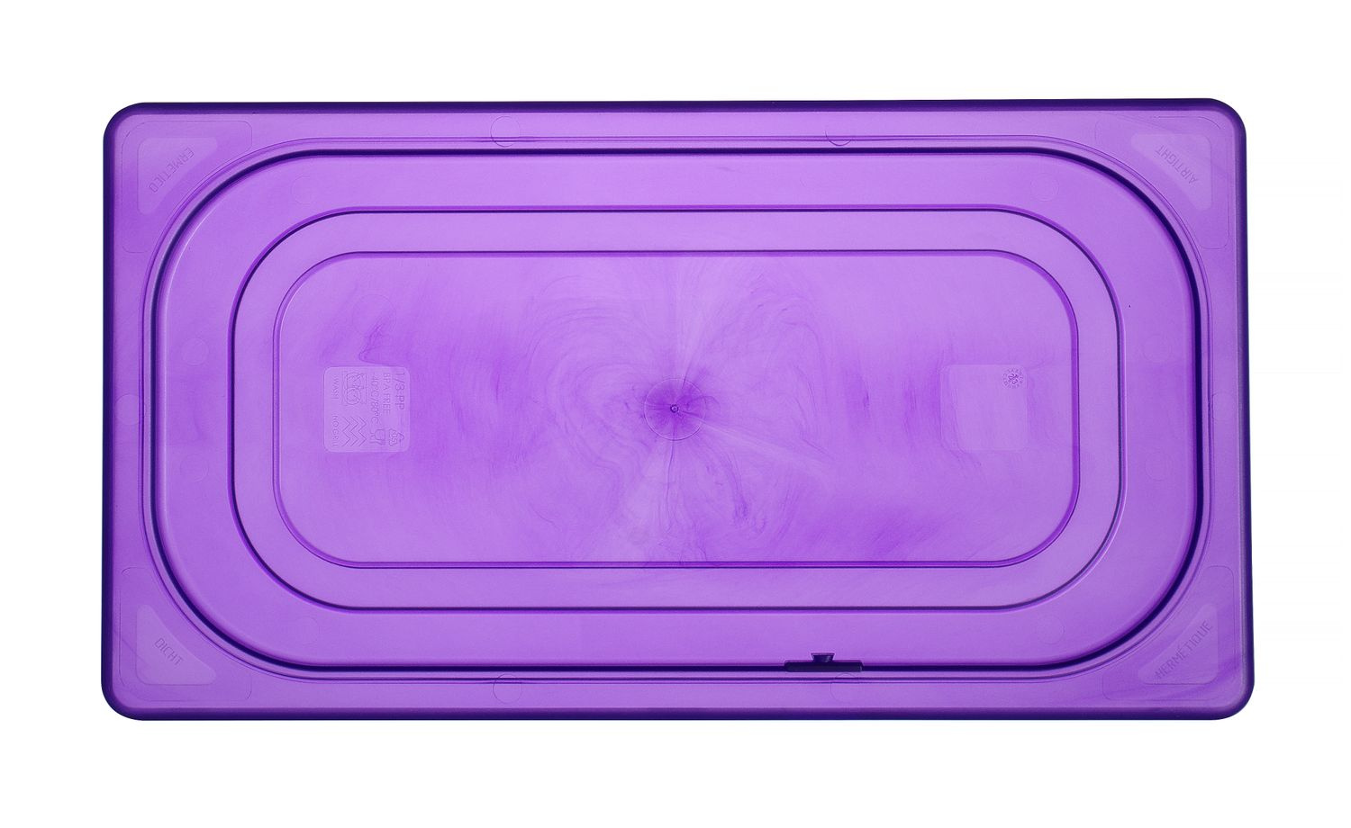 Couvercle GN 1/3 en polypropylène violet PROFI LINE | HENDI 881729
