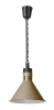 Lampe suspendue de maintien au chaud pour plats, conique, beige, 230V/250W | HENDI 273777