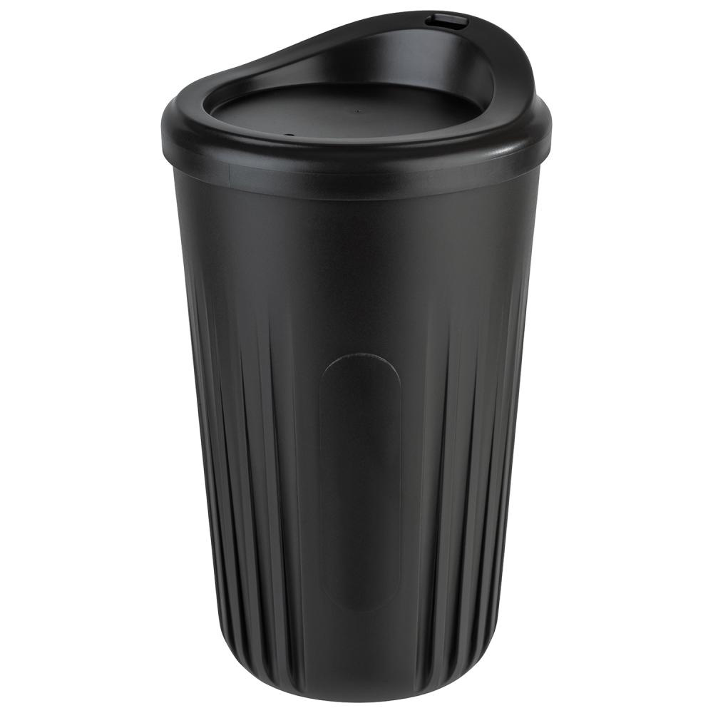 Couvercle pour gobelets réutilisables TO GO, noir, 8.5x2.5 cm | APS 66917