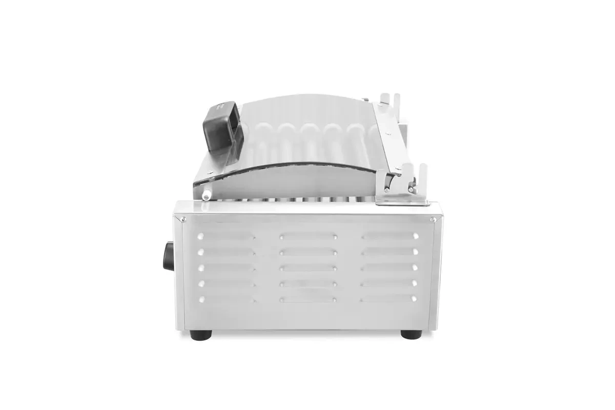 Chauffe-saucisses à rouleaux, monozone avec couvercle, 7 rouleaux, 0,62 kW, 230 V | HENDI 268636
