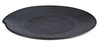 Assiette DARK WAVE, en mélamine, noire, 27x2,5 cm | APS 84909